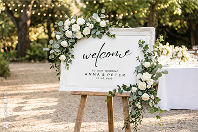 Bilderrahmen als Hochzeitsdekoration - Was kann ich mit Bilderrahmen auf der Hochzeit machen?